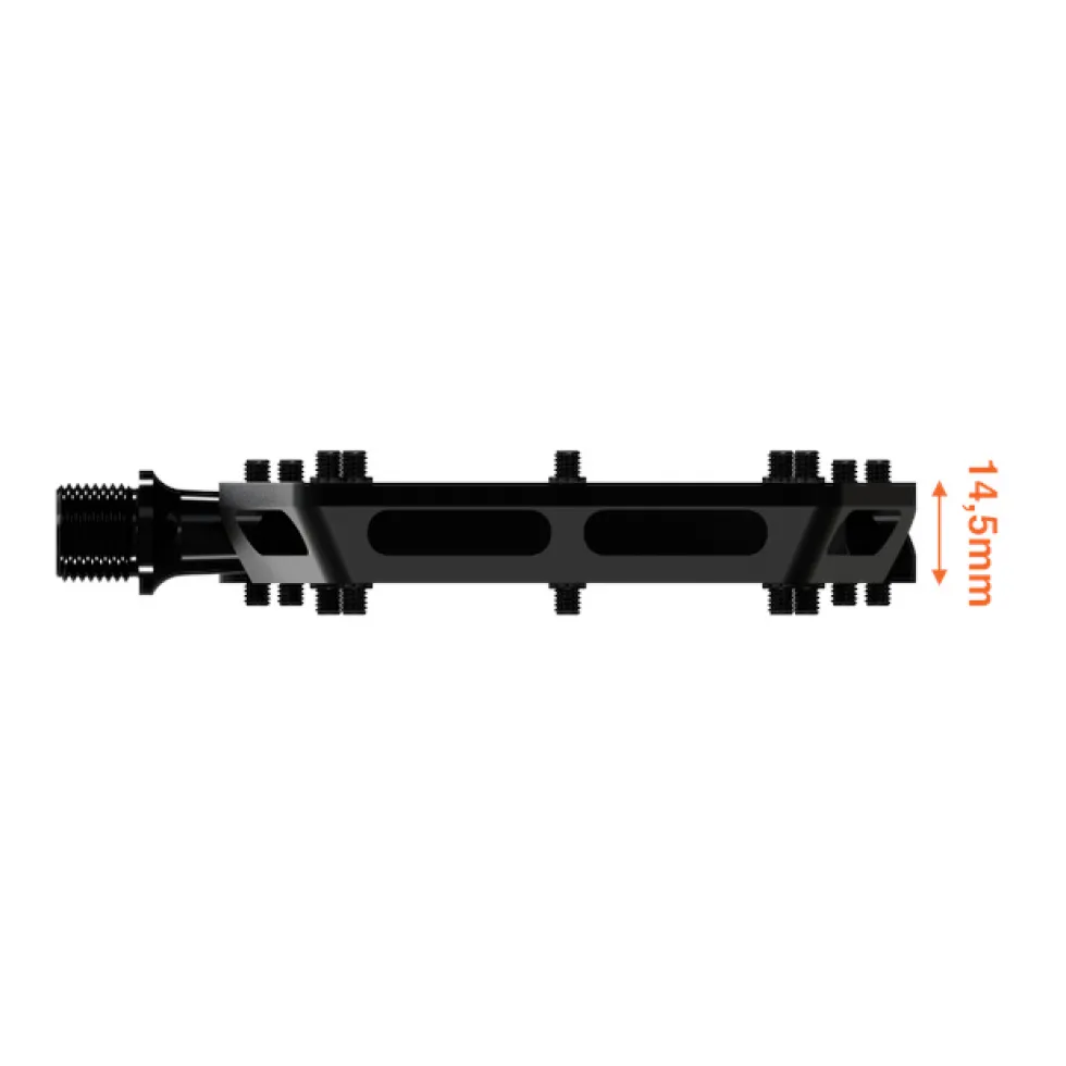 Tatze CONTACT CNC Large Platformpedalen - zwart