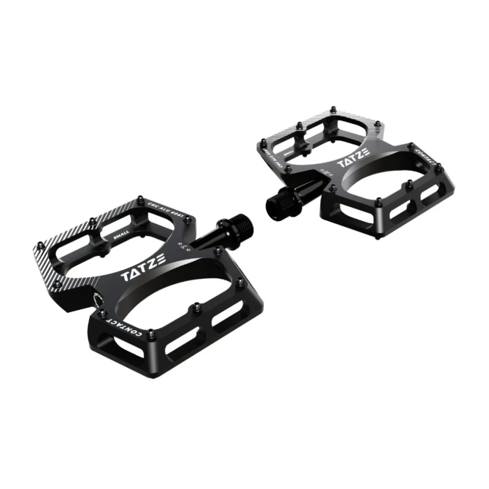 Tatze CONTACT CNC Small Platformpedalen - zwart
