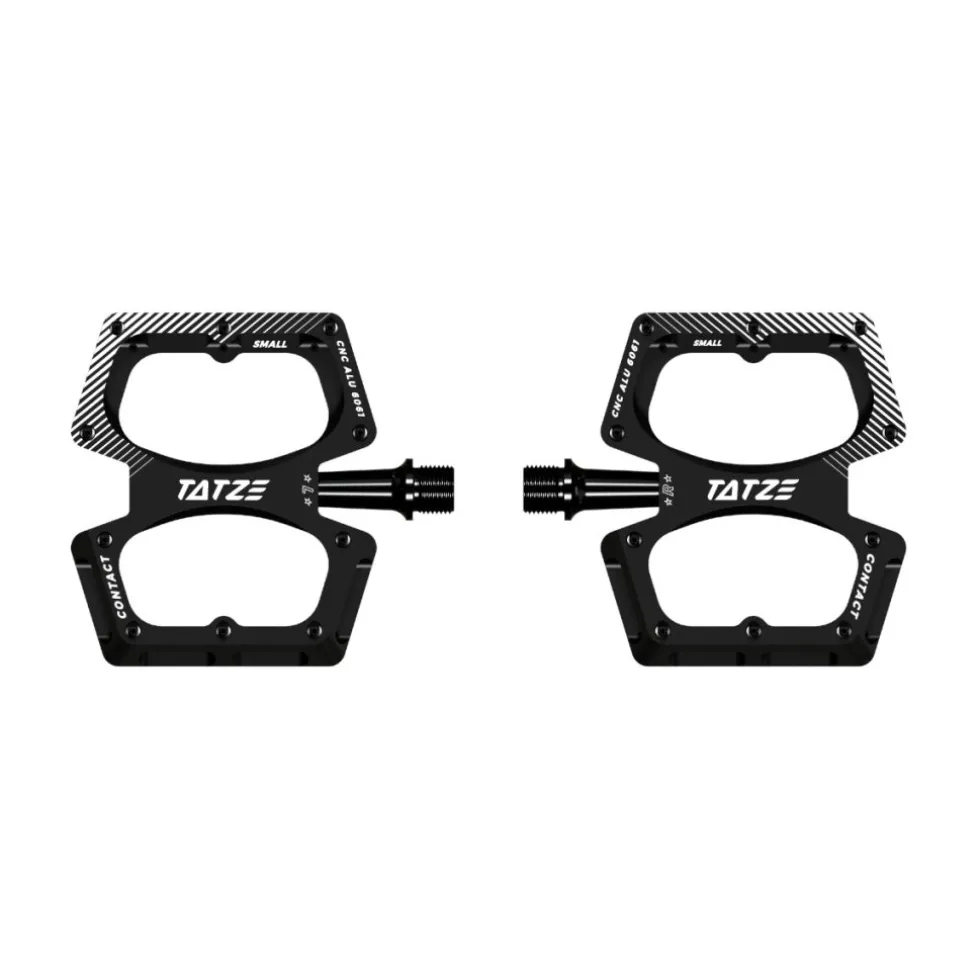 Tatze CONTACT CNC Small Platformpedalen - zwart