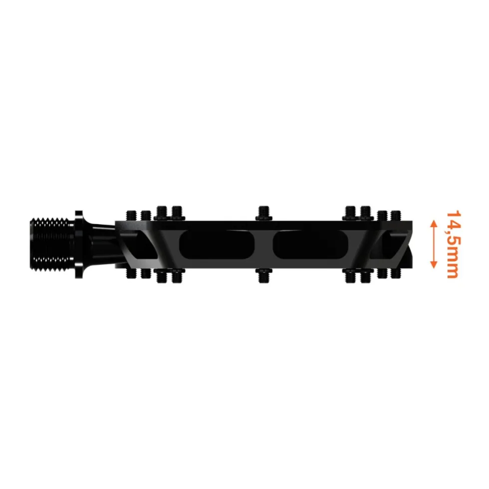 Tatze CONTACT CNC Small Platformpedalen - zwart