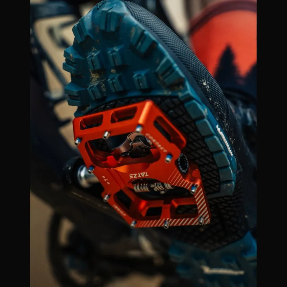 Tatze CONTACT Combi Hybridpedalen - oranje