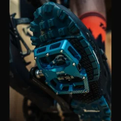 Klikpedalen|Combi Pedalen < Tatze CONTACT Combi Hybridpedalen - blauw