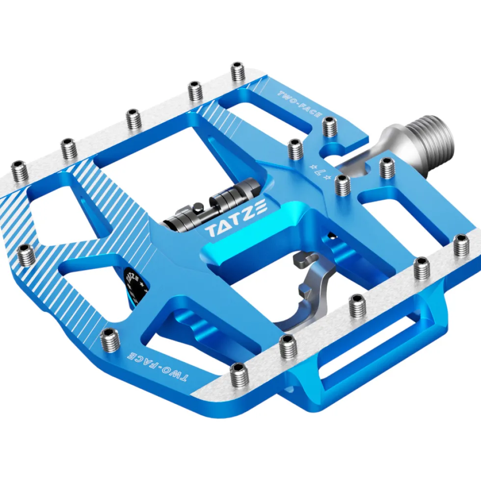 Tatze TWO-FACE² Combi-Pedalen - blauw
