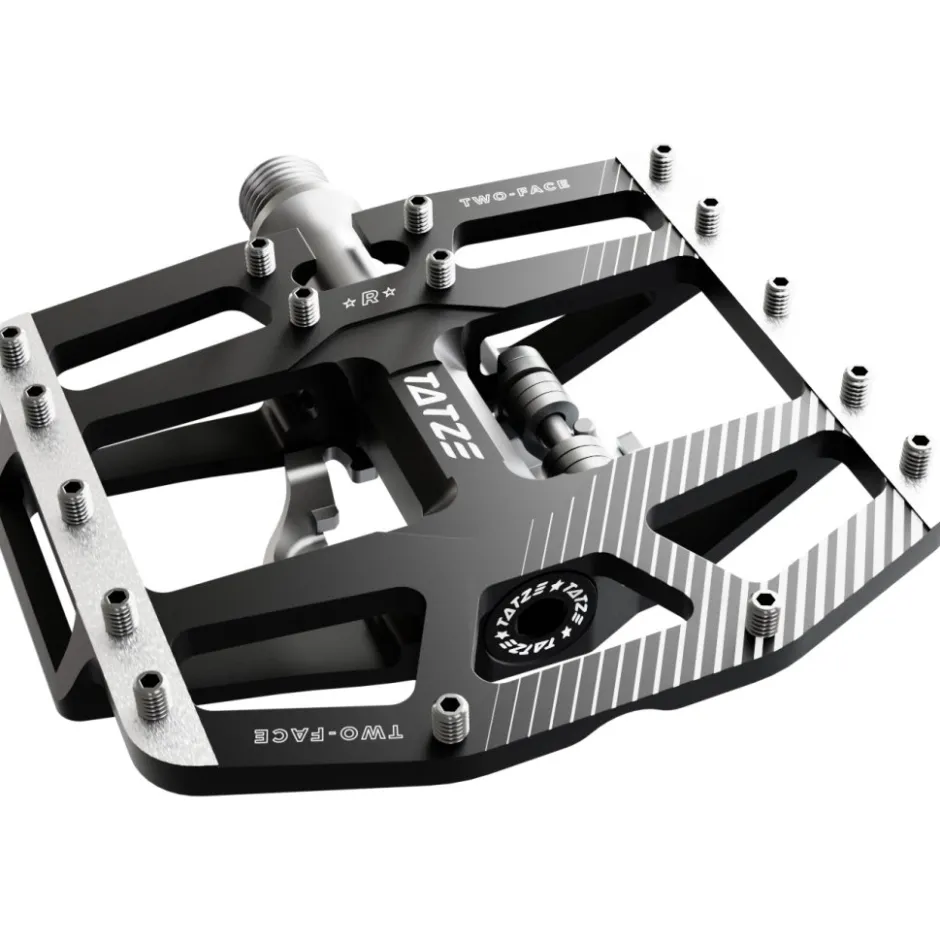 Klikpedalen|Combi Pedalen < Tatze TWO-FACE² TI Combi-Pedalen - zwart