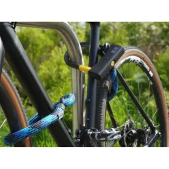 tex–lock eyelet incl. D-lock u-slot - 120cm - morpho blue