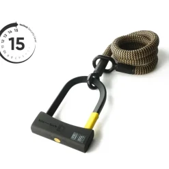 Beugelsloten < Texlock tex–lock eyelet incl. D-lock u-slot - 120cm - wild hemp