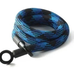 Beugelsloten < Texlock tex–lock eyelet incl. D-lock u-slot - 160cm - morpho blue
