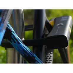 Beugelsloten < Texlock tex–lock eyelet incl. D-lock u-slot - 160cm - morpho blue
