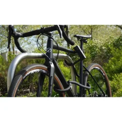 Beugelsloten < Texlock tex–lock eyelet incl. D-lock u-slot - 120cm - onyx black