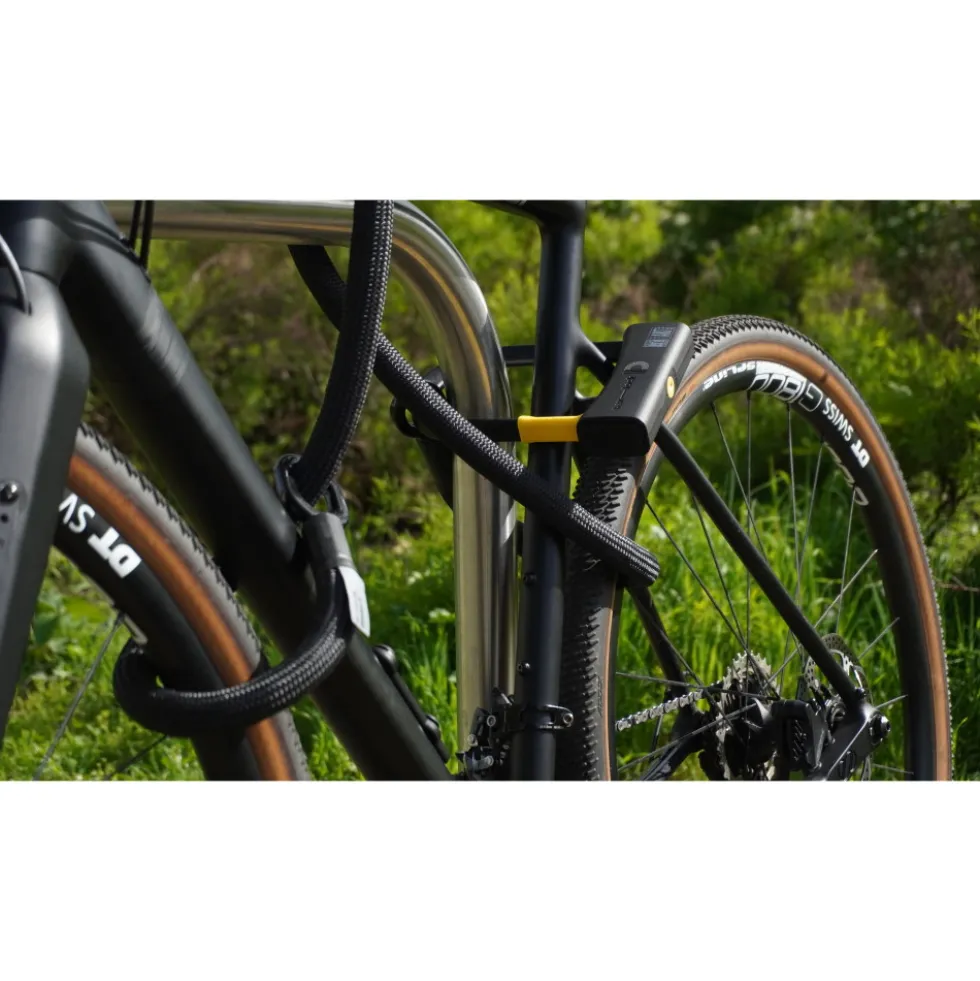tex–lock eyelet incl. D-lock u-slot - 160cm - onyx black