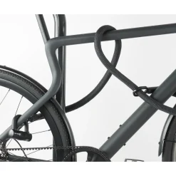 Beugelsloten < Texlock tex–lock eyelet incl. U/X-lock u-slot - 160cm - onyx black