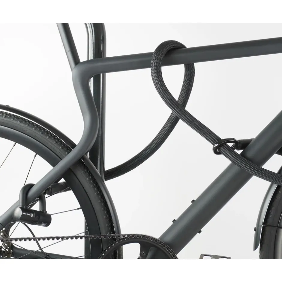 Beugelsloten < Texlock tex–lock eyelet incl. U/X-lock u-slot - 160cm - onyx black