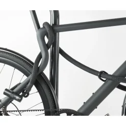 Beugelsloten < Texlock tex–lock eyelet incl. U/X-lock u-slot - 160cm - onyx black
