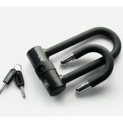 Beugelsloten < Texlock tex–lock eyelet incl. U/X-lock u-slot - 160cm - onyx black