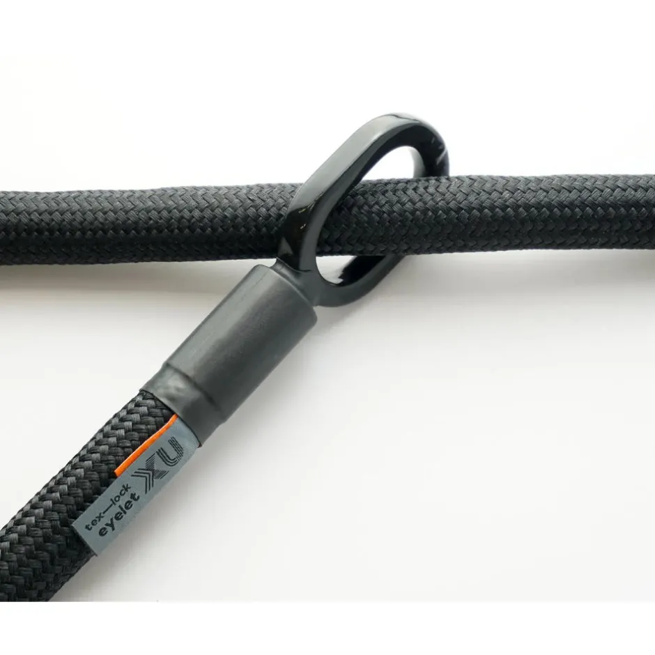 Beugelsloten < Texlock tex–lock eyelet incl. U/X-lock u-slot - 160cm - onyx black