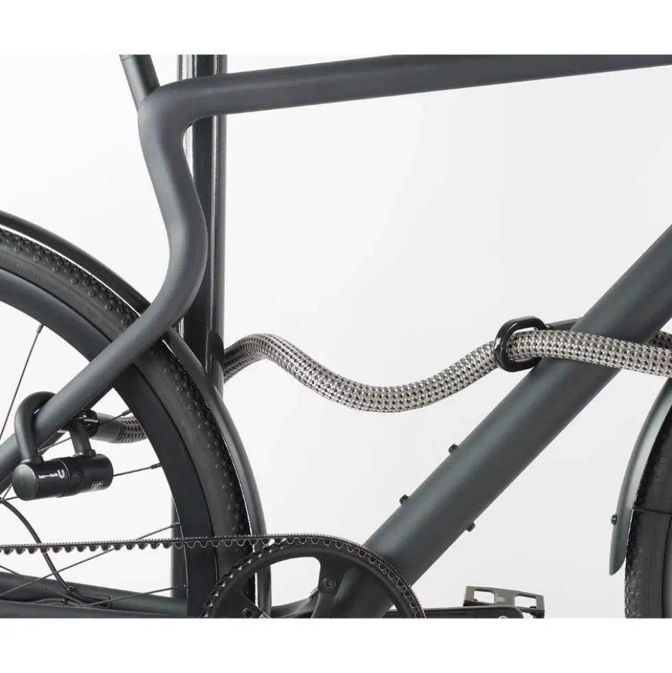 tex–lock eyelet incl. U/X-lock u-slot - 120cm - electric grey