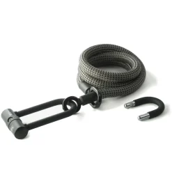 tex–lock eyelet incl. U/X-lock u-slot - 160cm - electric grey
