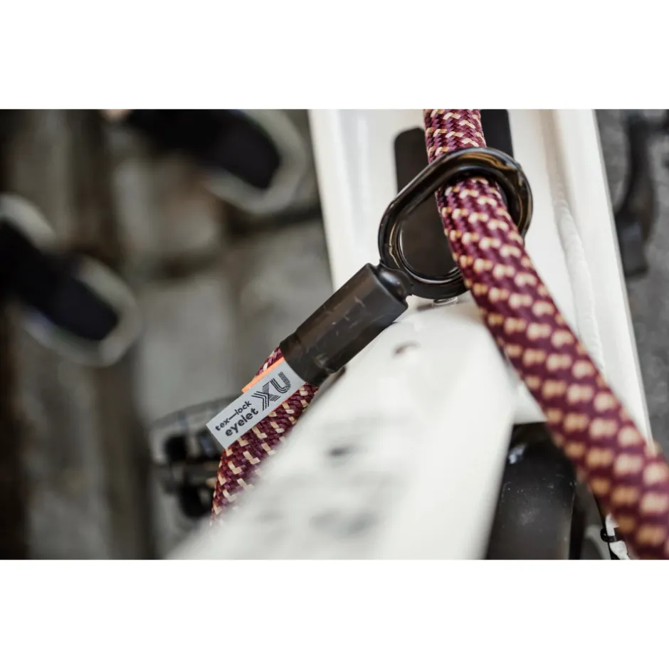 Beugelsloten < Texlock tex–lock eyelet incl. U/X-lock u-slot - 120cm - chateau red