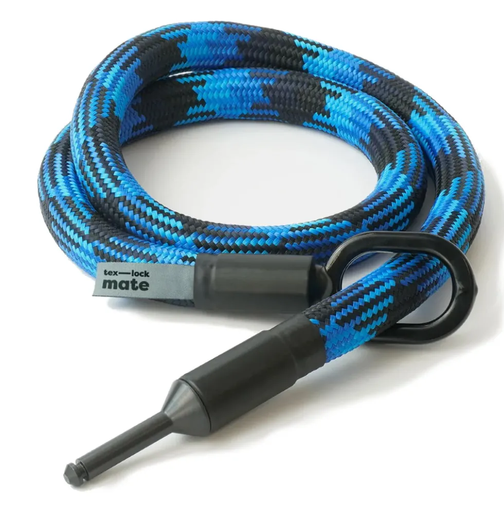 tex–lock mate Insteekkoord voor frameslot - 120cm - morpho blue