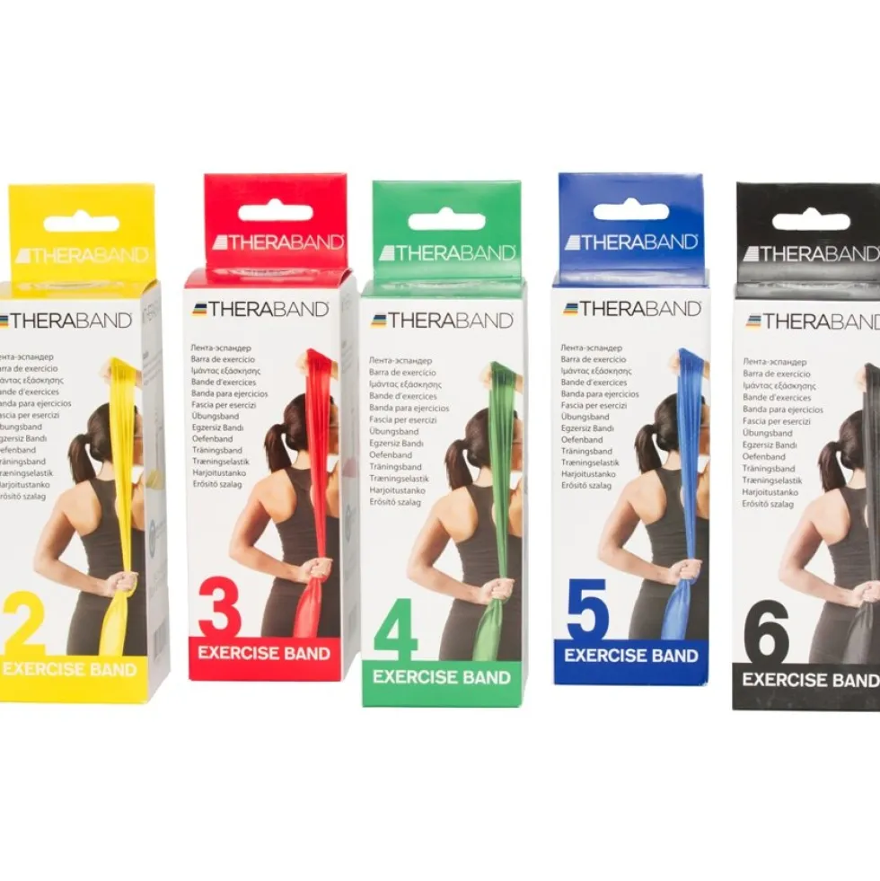 TheraBand Exercise Band Physioband 2,5m - red - medium strong