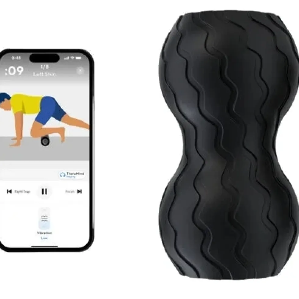 Therabody WaveDuo - Vibrating Foam Roller - zwart