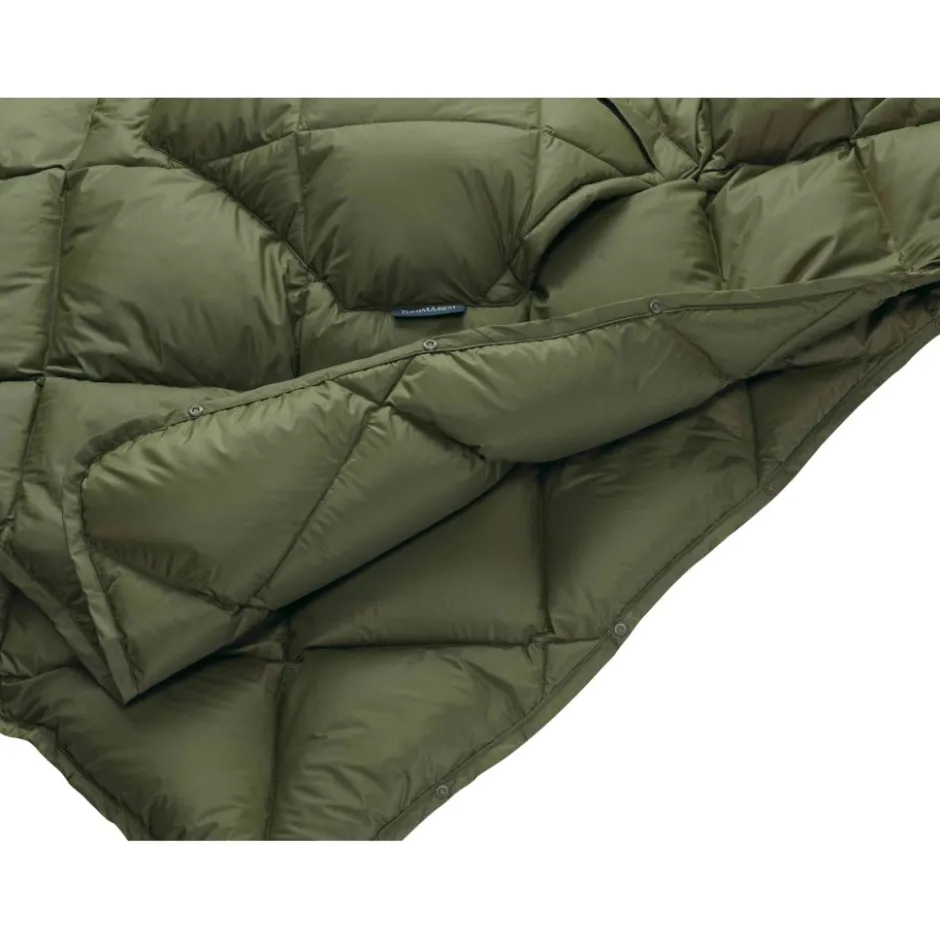 Slaapzakken < Therm-a-Rest Honcho Poncho Down - Deken - Dark Olive