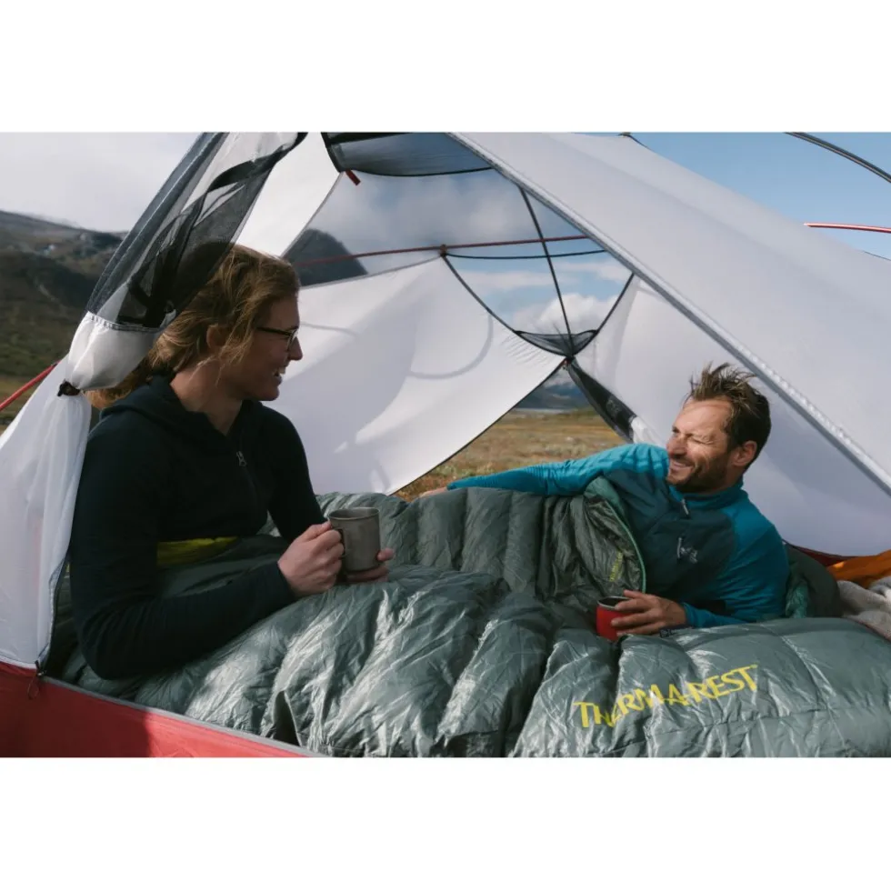 Therm-a-Rest Questar 32F/0C L - Donzen Slaapzak - Balsam