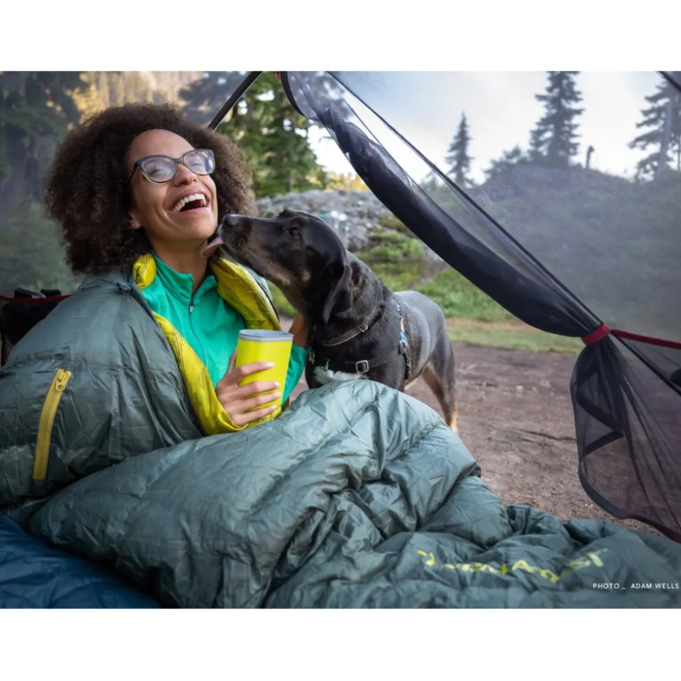 Therm-a-Rest Questar 20F/-6C R - Donzen Slaapzak - Balsam