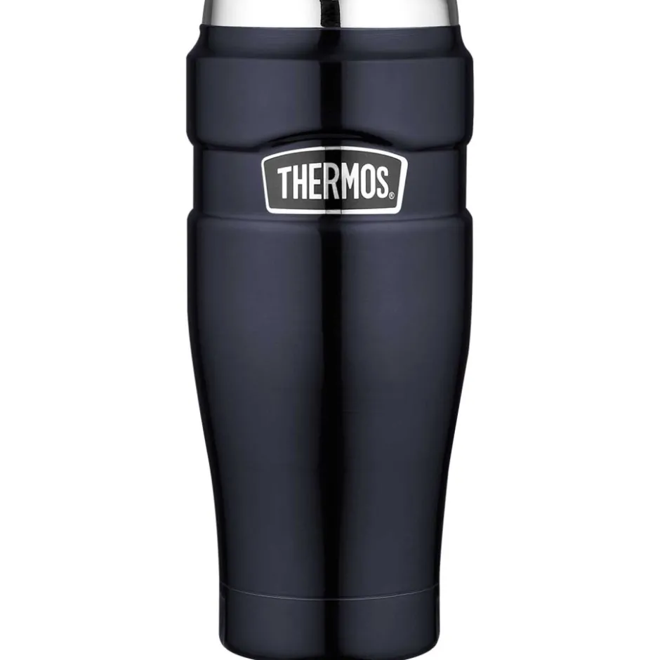 Outdoor Flessen & Thermosflessen < THERMOS® Stainless King Insulated Mug 0.47L - midnight blue polished