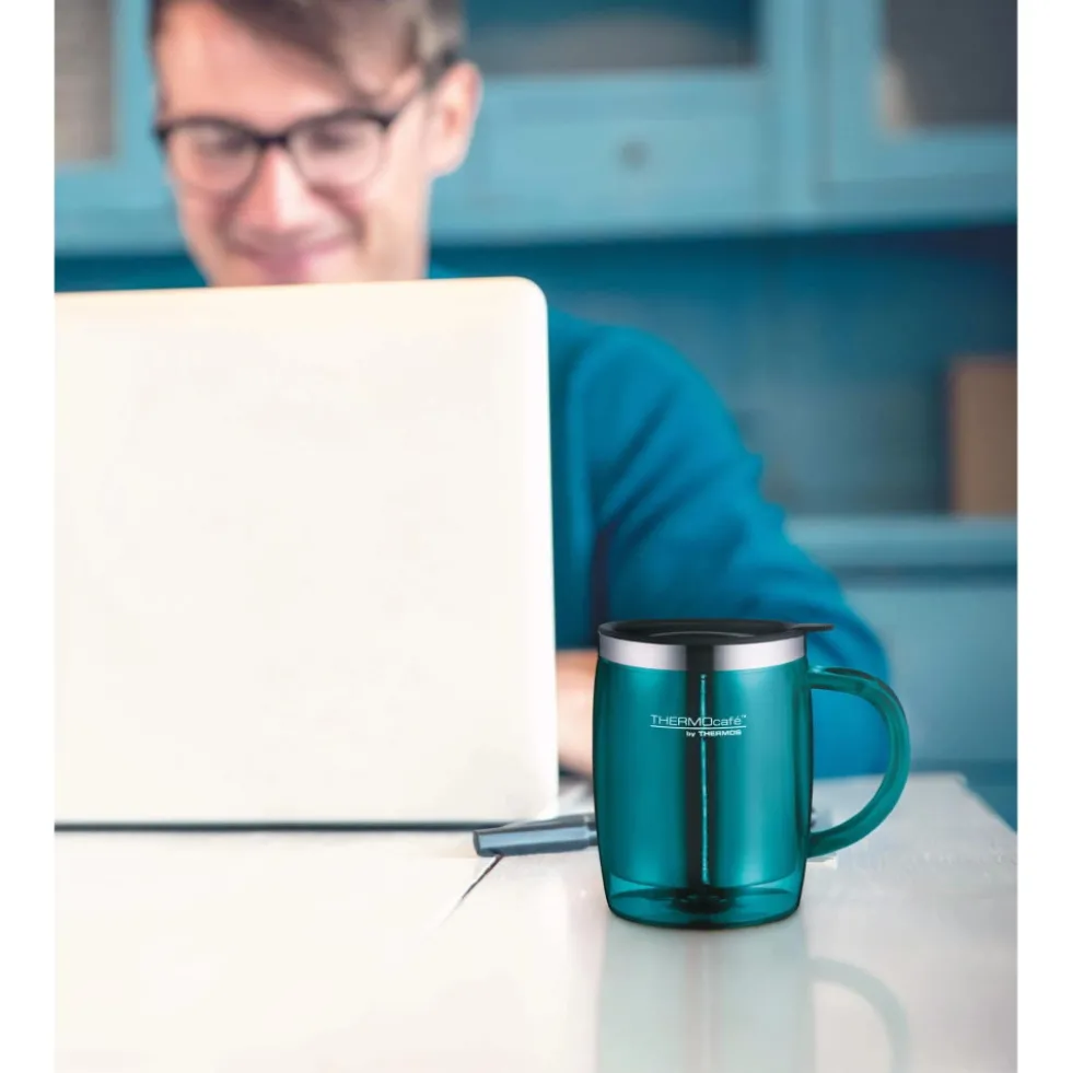 THERMOS® TC Desktop Cup 0.35L Thermo Mok - bordeaux paars gepolijst
