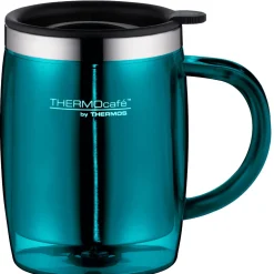 THERMOS® TC Desktop Cup 0.35L Thermo Mok - groenblauw gepolijst