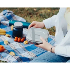 THERMOS® TC Sandwich Box 1L Brooddoos - groenblauwe mat