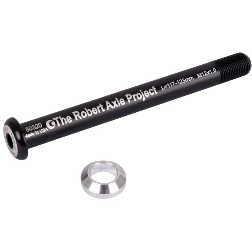 The Robert Axle Project - Lightning Steekas voor Voorwiel - 12x100mm - M12x1.0 - 117/123mm - LIG506