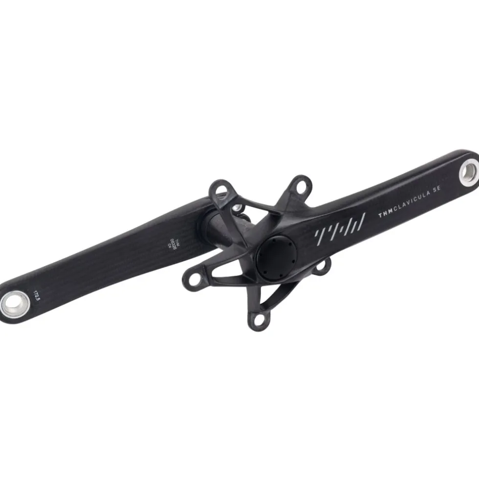 THM Clavicula SE Road Powermeter Carbon Crank - 110mm BCD Compact - matt black