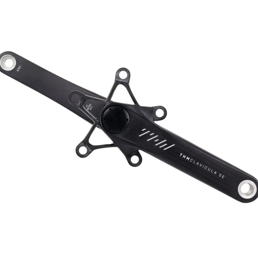 THM Clavicula SE Road Powermeter Carbon Crank - 110mm BCD Compact - matt black