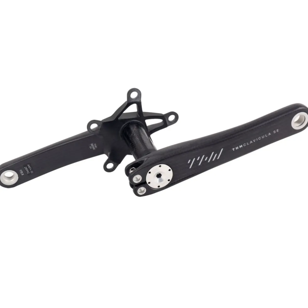 THM Clavicula SE Road Powermeter Carbon Crank - 110mm BCD Compact - matt black
