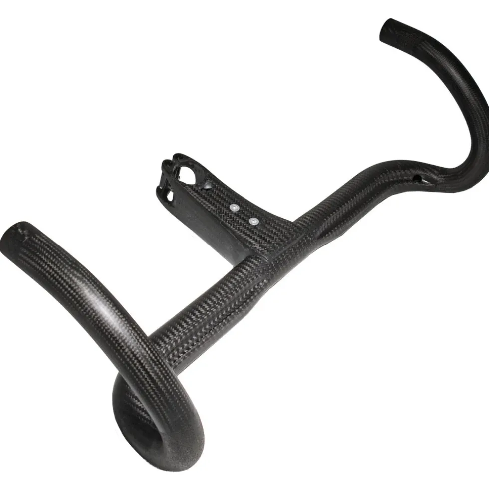 THM Frontale ICR Integrated Bar / Stem - Natural Carbon - 400 mm