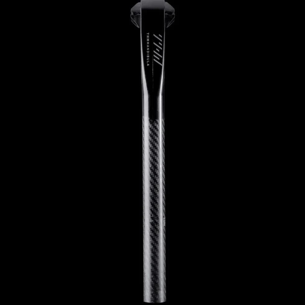 THM Mandibula 27.2 Seatpost - Natural Carbon - 350 mm