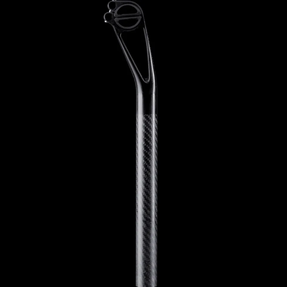 THM Mandibula 27.2 Seatpost - Natural Carbon - 350 mm