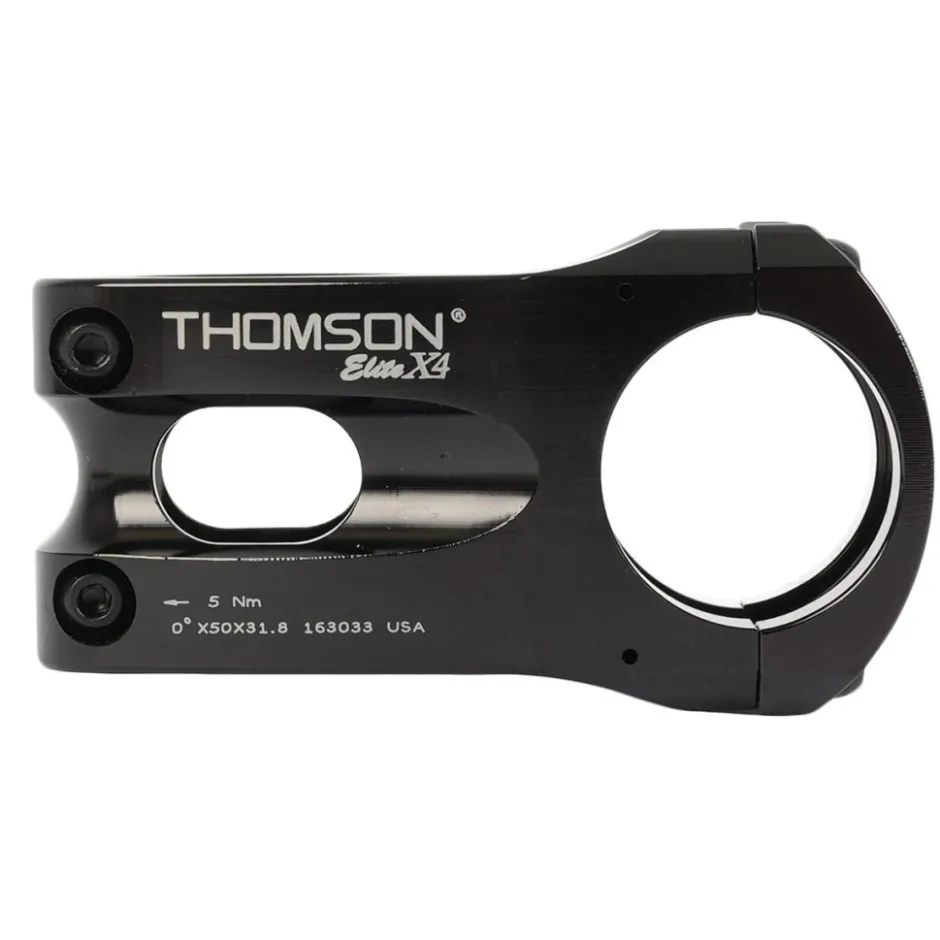 Stuurpennen < Thomson Elite X4 - 31.8 mm - MTB-Stuurpen - 1 1/8" - 40-60mm - black