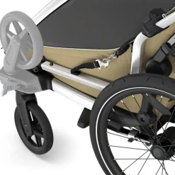 Kinderkarren < Thule Chariot Cross 2 Double - Fietskar voor Kinderen - dark slate