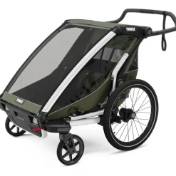 Thule Chariot Lite 2 - Fietskar voor 2 Kinderen - vintage green