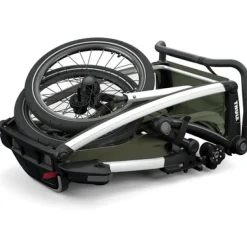 Thule Chariot Lite 2 - Fietskar voor 2 Kinderen - vintage green