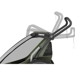 Thule Chariot Lite Single - Fietskar voor 1 Kind - vintage green
