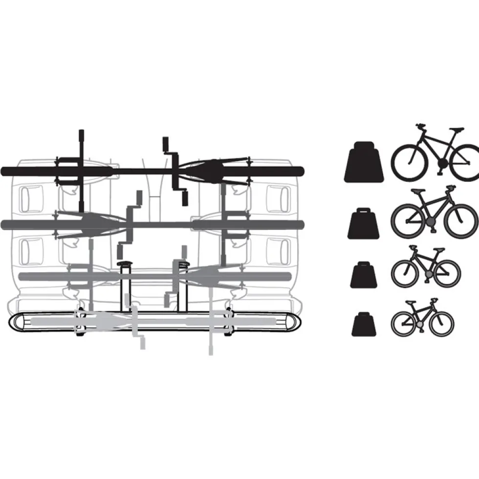 Thule VeloCompact 4th Adapter - Aluminium
