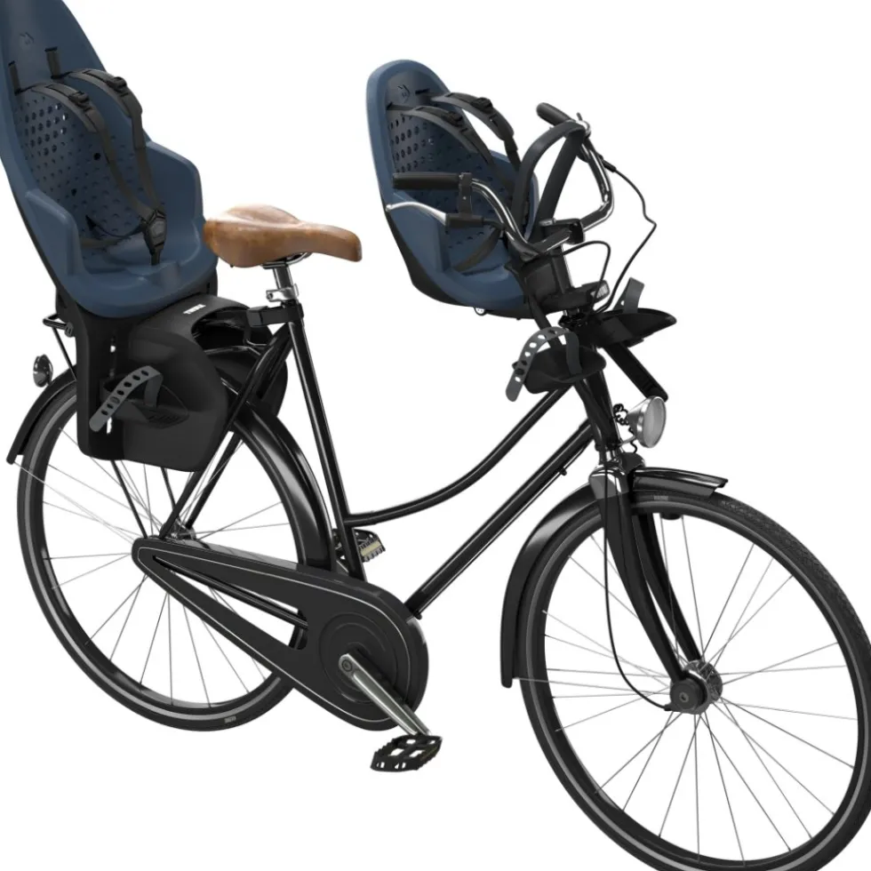 Thule Yepp 2 Maxi Fiets-Kinderzitje - Bagagerekbevestiging - Majolica Blue