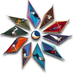 Ticket To The Moon Travel King Size Hangmat - Navy Blue
