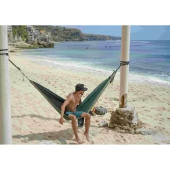 Ticket To The Moon Travel Hangmat - Original - Dark Green / Army Green