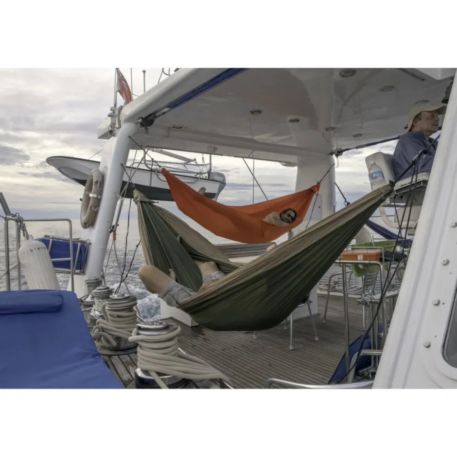 Tenten, Tarps & Hangmatten < Ticket To The Moon Travel King Size Hangmat - Army Green / Brown
