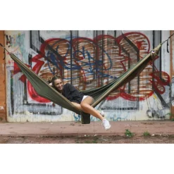 Tenten, Tarps & Hangmatten < Ticket To The Moon Travel King Size Hangmat - Army Green / Brown